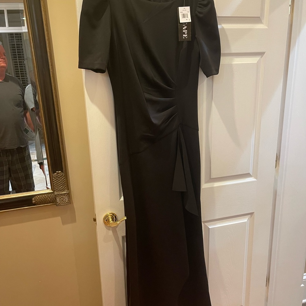 Black dress wedding guest